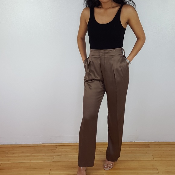 Gucci | Silk Pleat-Front Trousers - Picture 5 of 9